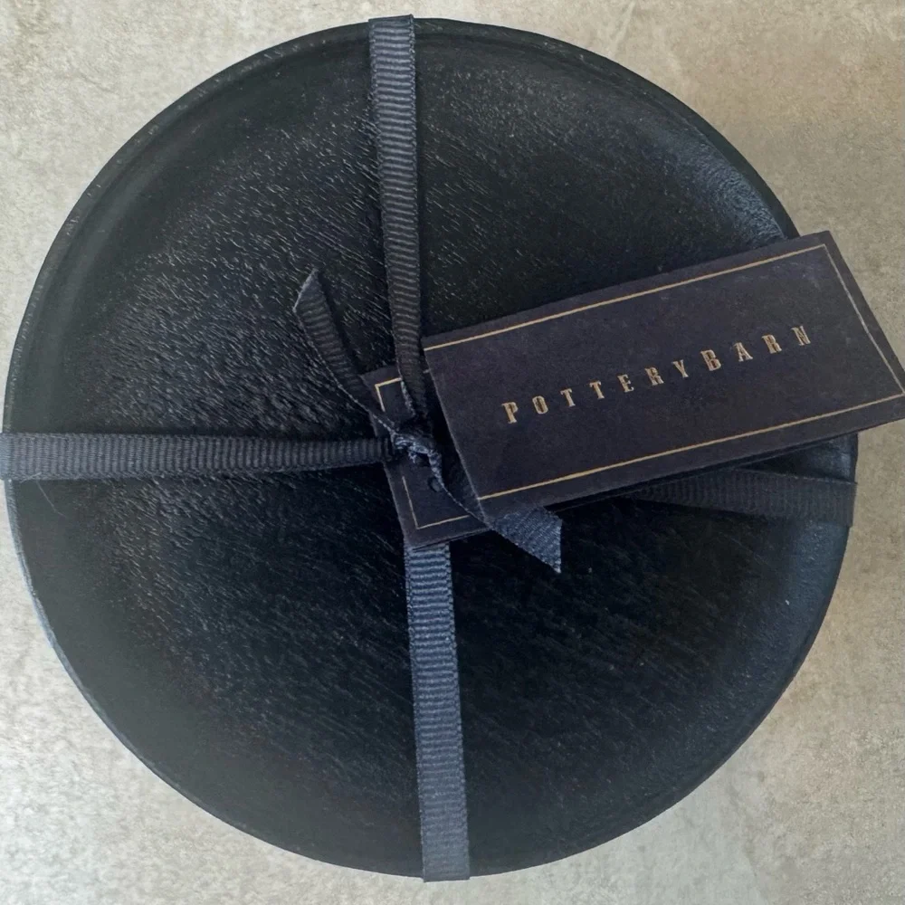 Pottery Barn Chateau Wood Handcrafted Coasters - Set Of 4